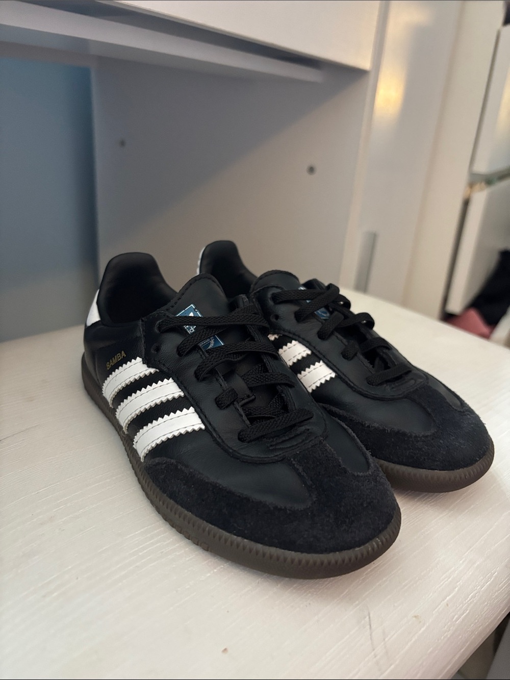 adidas Kids Black and White Classic Sneakers